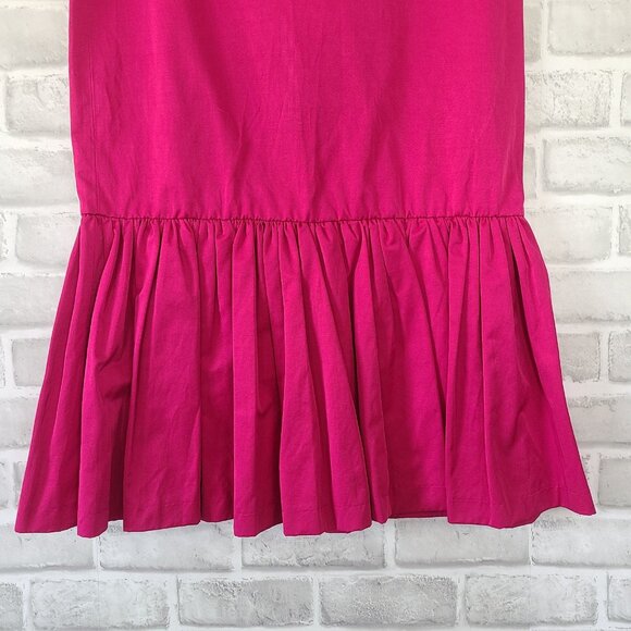 Zara Fuchsia Pink Mermaid Ruffle Skirt NEW Sz XS Festival Party Spring - Picture 6 of 8